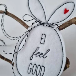 Osterei aus Filz mit 