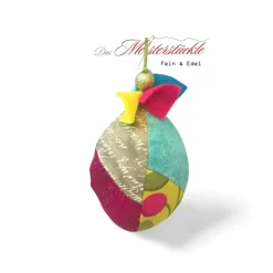 Osterei Dekoeier Gänsei-groß  bunt handgemacht