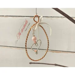 Osterei filigraner Osterschmuck Drahtei Gänseeigroß handgefertigt