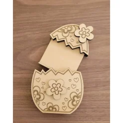 Osterei für Geldgeschenke,aus Holz,Verpackung, Geldscheinbox,Personalisierbar,Geschenk für Ostern