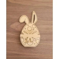 Osterei für Geldschein oder Gutscheinkarte als Verpackung aus Holz.Personalisierbar,für Ostern als Geschenk