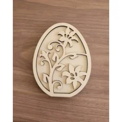 Osterei für Geldschein oder Gutscheinkarte als Verpackung aus Holz.Personalisierbar,für Ostern als Geschenk