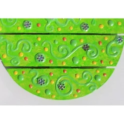 Osterei FRÜHLINGSZAUBER Collage Acrylmalerei auf einem Holzei Künstler-Ei Wanddeko Collage Osterdekoration Hängedeko