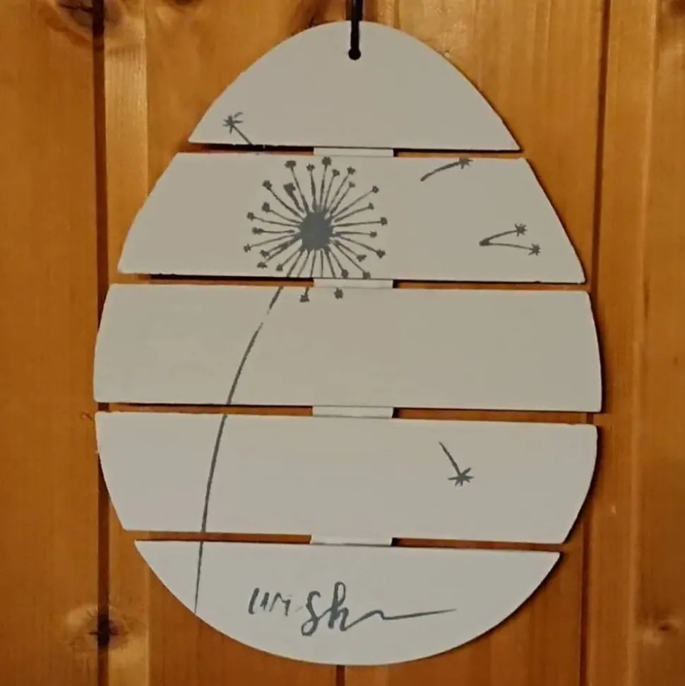 Osterei im Vintagestyle zum Hängen