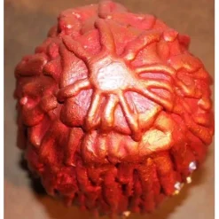 Osterei KUPFER & ROSEN Acrylmalerei auf einem Keramikei Ostergeschenk Künstler-Ei Sammlerstück