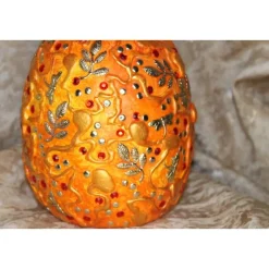 Osterei Osterdeko LIBELLEN & BLÄTTER Acrylmalerei auf einem Keramikei Ostergeschenk Künstler-Ei Sammlerstück Handarbeit