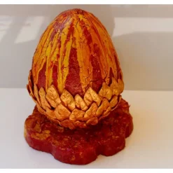 Osterei Osterfigur GOLDENE OSTERN Ostergeschenk Skulptur Ei Künstler-Ei Osterdekoration Geschenkidee für Eiersammler :)