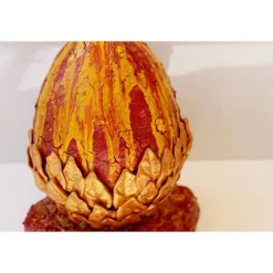 Osterei Osterfigur GOLDENE OSTERN Ostergeschenk Skulptur Ei Künstler-Ei Osterdekoration Geschenkidee für Eiersammler :)