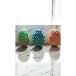 Ostereier aus Regenbogenfilament – verschließbar & einzigartig – nachhaltige Deko für Osterstrauß & Geldgeschenke