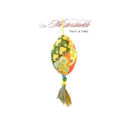 Ostereier bunt Gänseei groß Osterschmuck Patchworkei