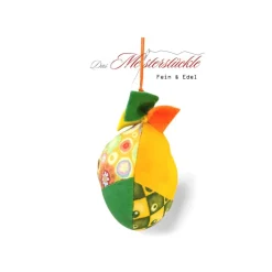 Ostereier bunt Gänseei groß Osterschmuck Patchworkei