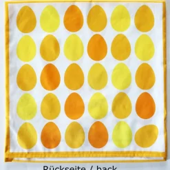 OSTEREIER KISSENBEZUG Ostern Bio-Baumwolle