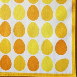 OSTEREIER Ostern Platzdeckchen Stoffservietten, nachhaltige Geschenkverpackung