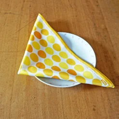 OSTEREIER Ostern Platzdeckchen Stoffservietten, nachhaltige Geschenkverpackung