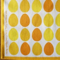 OSTEREIER Ostern Platzdeckchen Stoffservietten, nachhaltige Geschenkverpackung