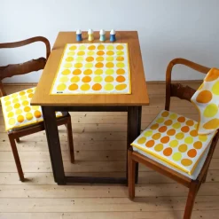 OSTEREIER Ostern Platzdeckchen Stoffservietten, nachhaltige Geschenkverpackung