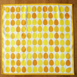 OSTEREIER Ostern Platzdeckchen Stoffservietten, nachhaltige Geschenkverpackung