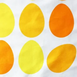 OSTEREIER TISCHLÄUFER Platzdeckchen aus Bio-Baumwolle