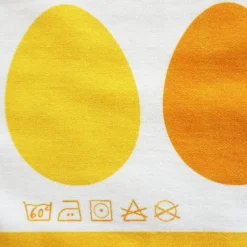 OSTEREIER TISCHLÄUFER Platzdeckchen aus Bio-Baumwolle