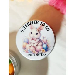 Ostereier To-Go im Döschen, Hase, Ostern, Frühling, Osterhase, Mitbringsel, Mitgebsel, Geschenk, Ostergeschenk, Kleinigk