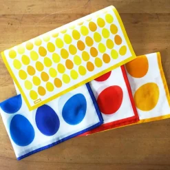 OSTEREIER TUCH BLAU Ostern Baumwolle Seide