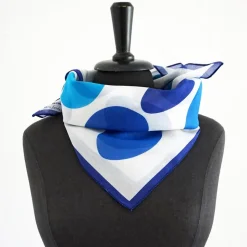 OSTEREIER TUCH BLAU Ostern Baumwolle Seide