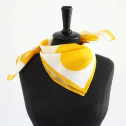 OSTEREIER TUCH GELB Ostern Baumwolle Seide