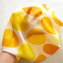 OSTEREIER TUCH GELB Ostern Baumwolle Seide