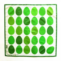 OSTEREIER TUCH GRÜN Ostern Baumwolle Seide