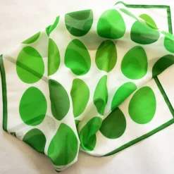 OSTEREIER TUCH GRÜN Ostern Baumwolle Seide