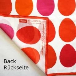 OSTEREIER TUCH ROT Ostern Baumwolle Seide