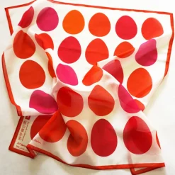 OSTEREIER TUCH ROT Ostern Baumwolle Seide