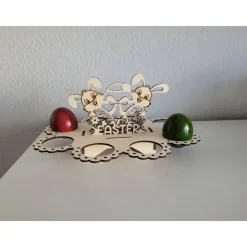 Ostereierhalter aus Holz ,Handmade, Oster-Deko,Geschenk,Mitbringsel