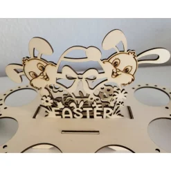 Ostereierhalter aus Holz ,Handmade, Oster-Deko,Geschenk,Mitbringsel