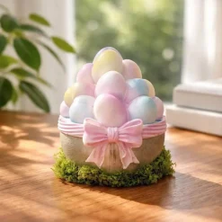 Ostereierkorb - Osterdekoration - Figur -