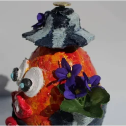 Osterfigur JEANO EIERMEIER Ostergeschenk Figur Ei Künstler-Ei Osterei Geldgeschenk Handbearbeitetes Unikat