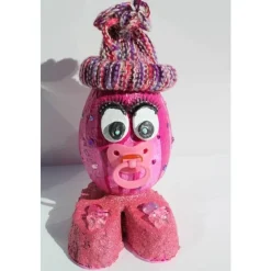 Osterfigur JILLY EIERMEIER Ostergeschenk zur Geburt  Skulptur Ei Künstler-Ei Osterei zut Geburt handgearbeitetes Unikat