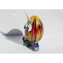Osterfigur MILO EIERMEIER Ostergeschenk Skulptur Ei Künstler-Ei Osterei Einhorn