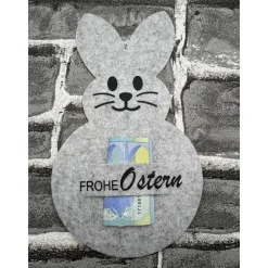 Oster-Filzhase I Mitbringsel I Tischdekoration I Geldgeschenk I 3 Farben I Handgemacht