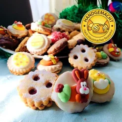 Ostergebäck 1Kg (34Eur pro Kg) Eierlei Kekse und Plätzchen wie selbstgebacken von FeinLand