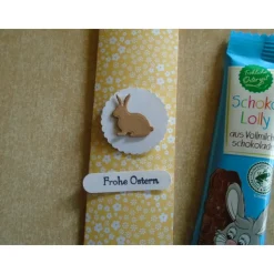Ostergeschenk  Geschenkverpackung Ostern  Osterhase  Hase  Osterverpackung Schoko -Lolli- Schokolade Mitbringsel