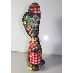 Ostergeschenk SCOTTY handgefertigte Künstler-Figur Osterdeko Geldgeschenk für Karomuster-Fans :)