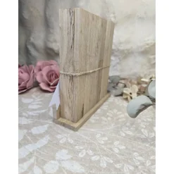 Ostergeschenk-Set „Für dich“ – Holzbox mit Raysin Hase & Herz-Kerzenhalter