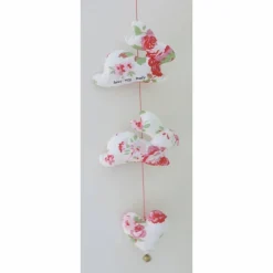 Ostergirlande, Girlande mit Hasen und Herz, Fensterdeko, Osterdeko