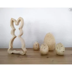 Osterhase / Hase aus Fichtenholz
