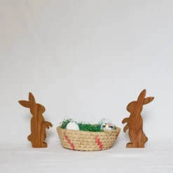 Osterhase, Altholzdekoration, Osterdekoration