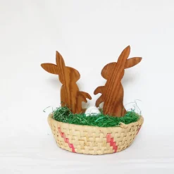 Osterhase, Altholzdekoration, Osterdekoration