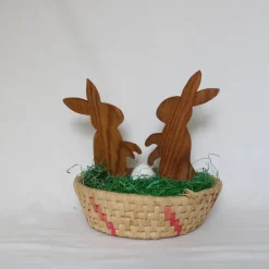 Osterhase, Altholzdekoration, Osterdekoration