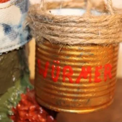 Osterhase ANGLERHASERL handgefertigte Künstler-Figur Osterdeko Geschenk für Angel-Fans Geldgeschenk