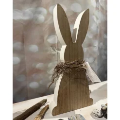 Osterhase aus Holz – Handgefertigte Osterdeko & Frühlingsfigur für dein Zuhause